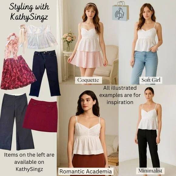 J Crew White Babydoll Cami Top Cotton Peplum Blouse Size Small Adjustable Straps - Picture 3 of 11